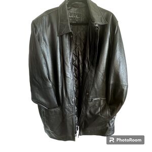 RARE vintage 90s Nicole Miller leather jacket